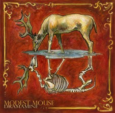 Modest Mouse Mock Album Cover Dramamine 1: Mock single album cover for Modest Mouse. Watercolor, acrylic, pen and ink, colored pencil and digital.